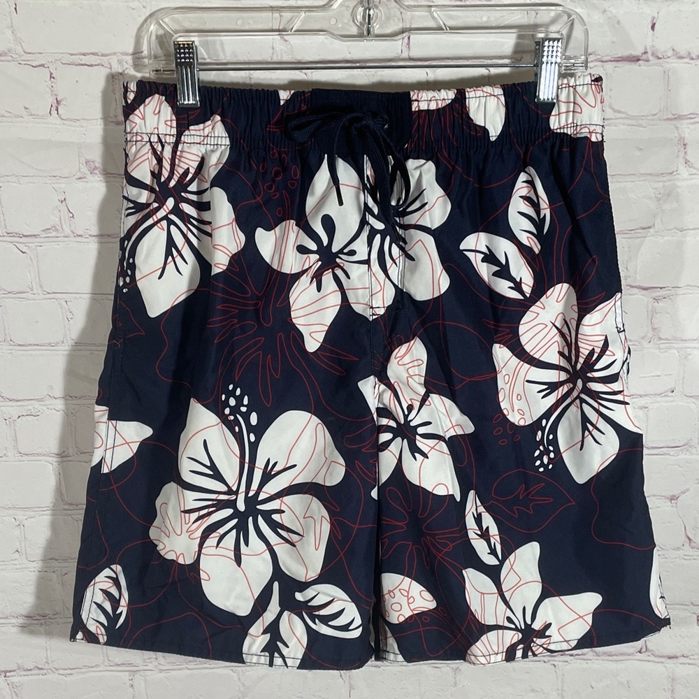 Breakwater Tropical Hawaiian Floral Swim Trunks Board Shorts Size Medium